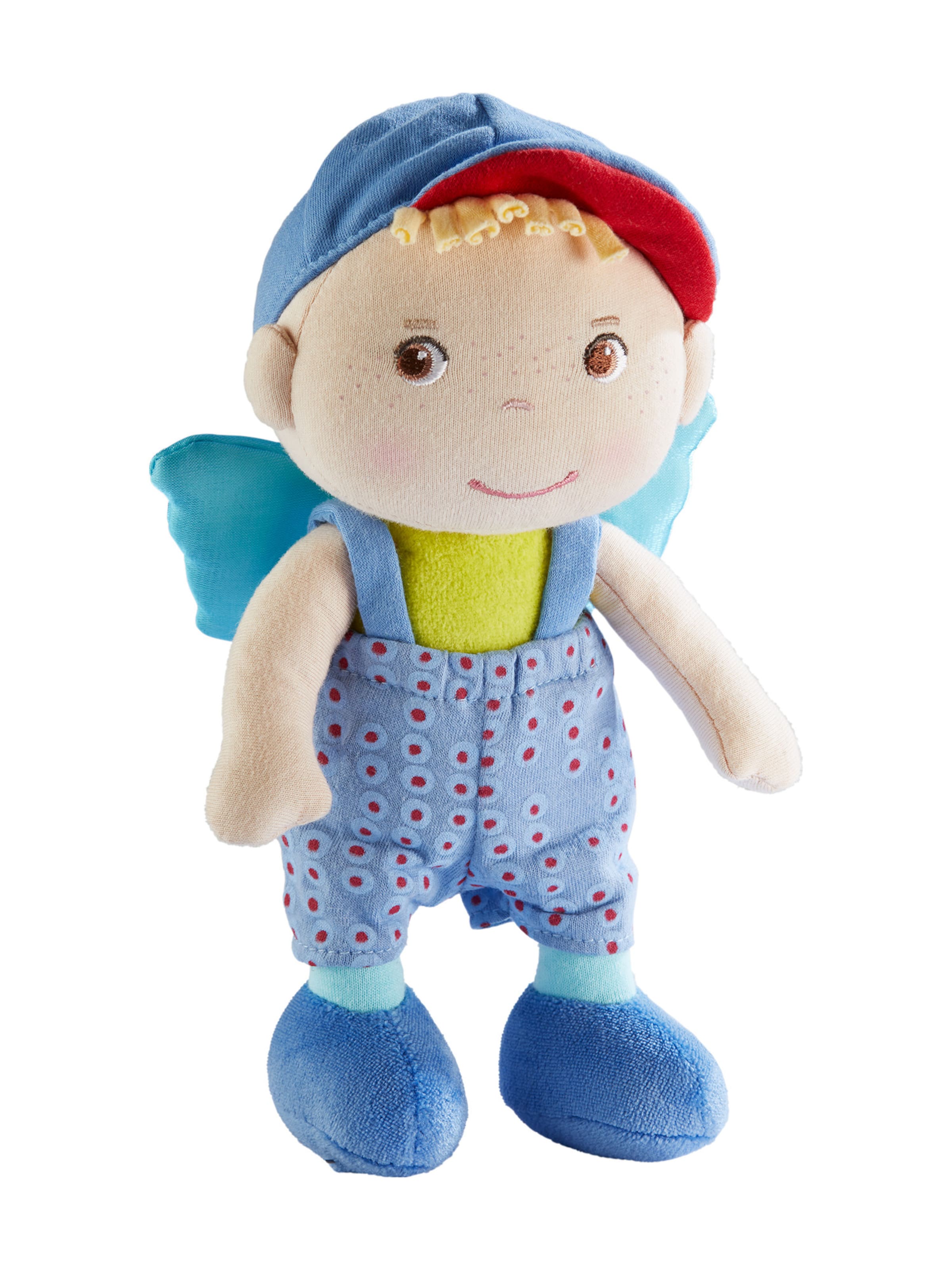 HABA Stoffpuppe ' Verschiedene ' in Beige: Vorderseite