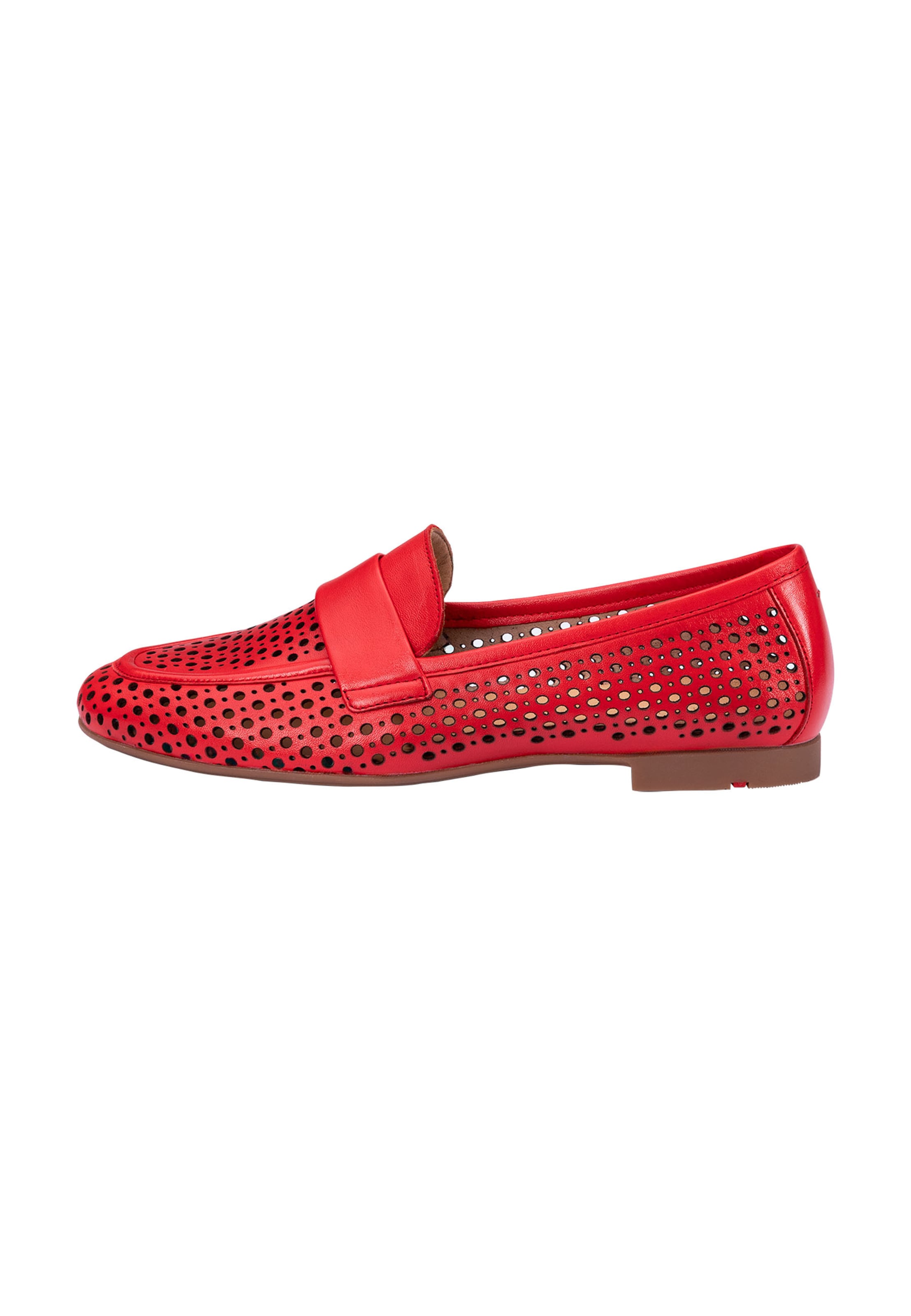 LLOYD Slip-ons in Red: front
