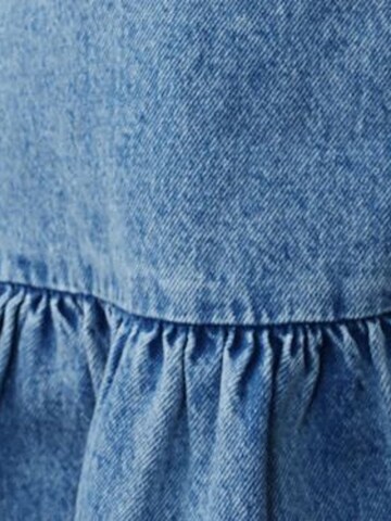 Next Jurk 'Peplum Pinafore' in Blauw