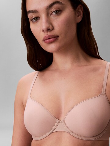 brūns Calvin Klein T-krekla Krūšturis