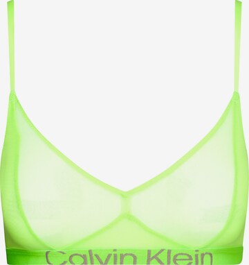 Calvin Klein Underwear BH 'Future Shift' in Groen: voorkant