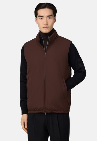 Boggi Milano Vest 'B Tech' in Brown: front