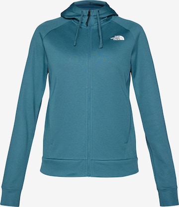 pilka THE NORTH FACE Funkcinis flisinis džemperis 'REAXION 2.0': priekis