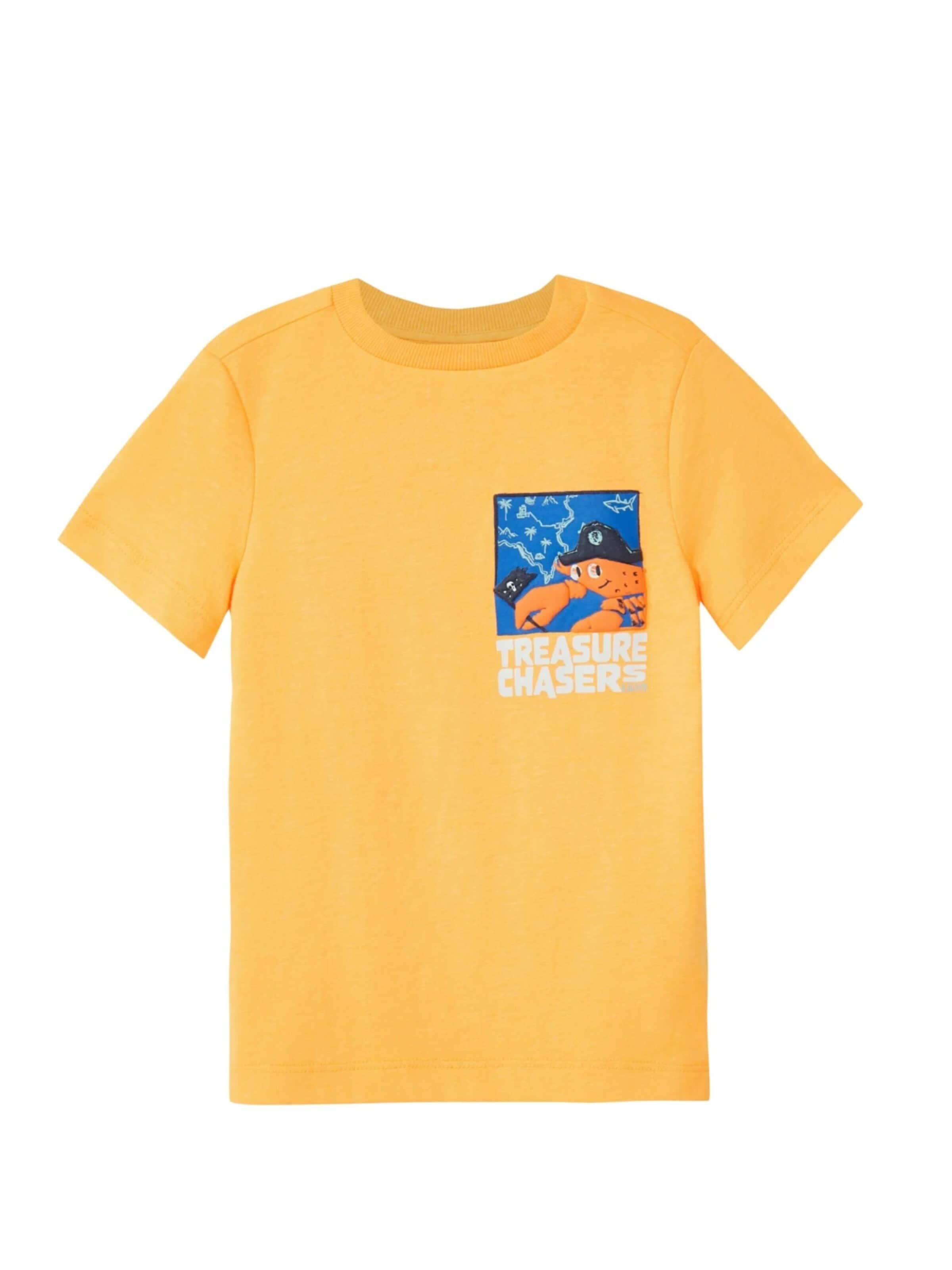 T-Shirt 'Jongens' s.Oliver en jaune : devant