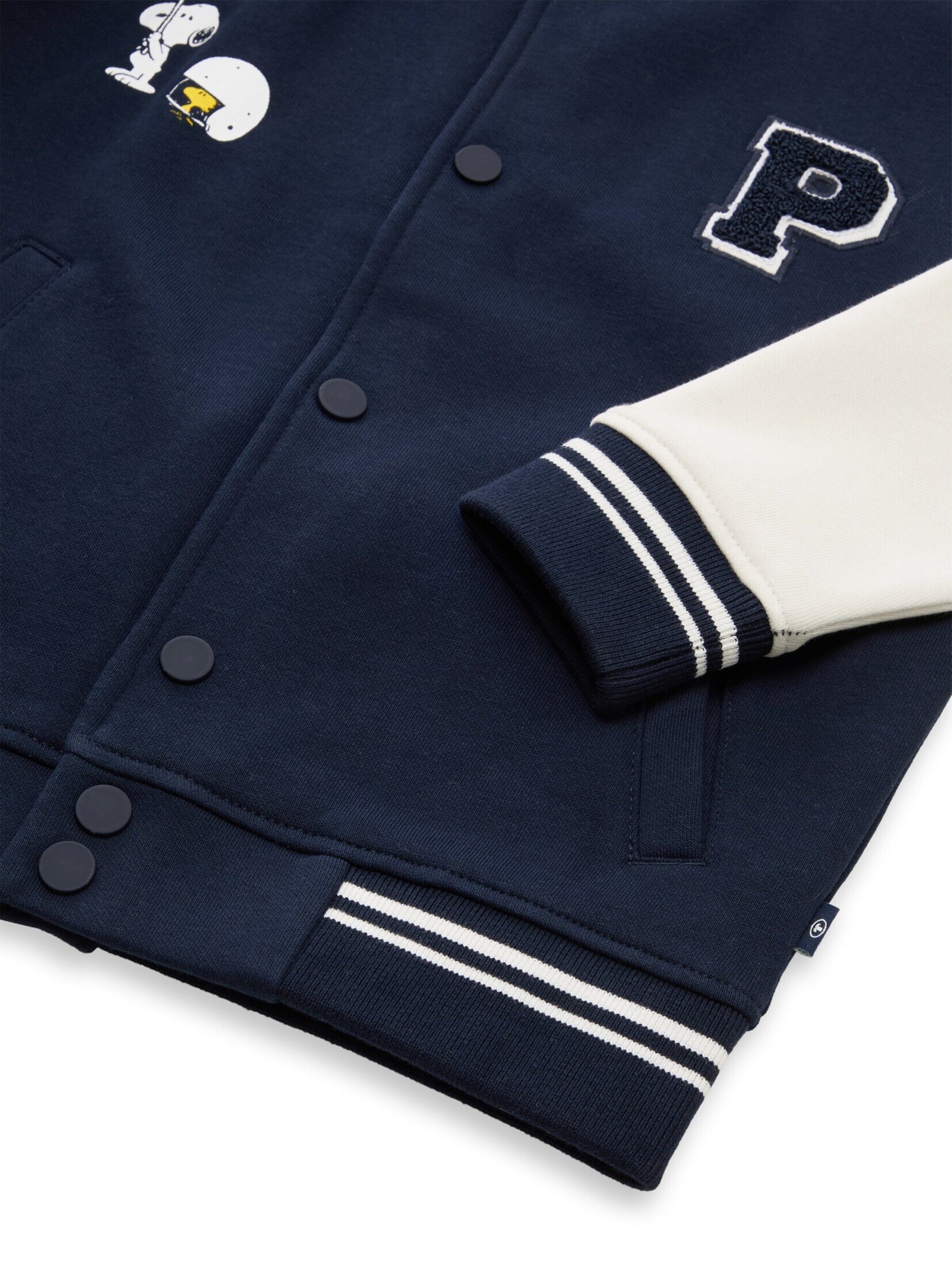 TOM TAILOR Zip-Up Hoodie in Blue