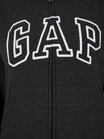 Gap Petite Sweat jacket 'HERITAGE' in Grey