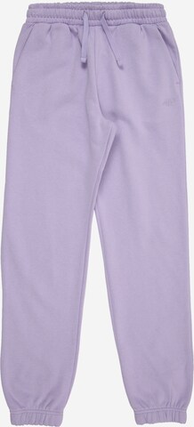 4F JuniorSportske hlače - ljubičasta boja: prednji dio