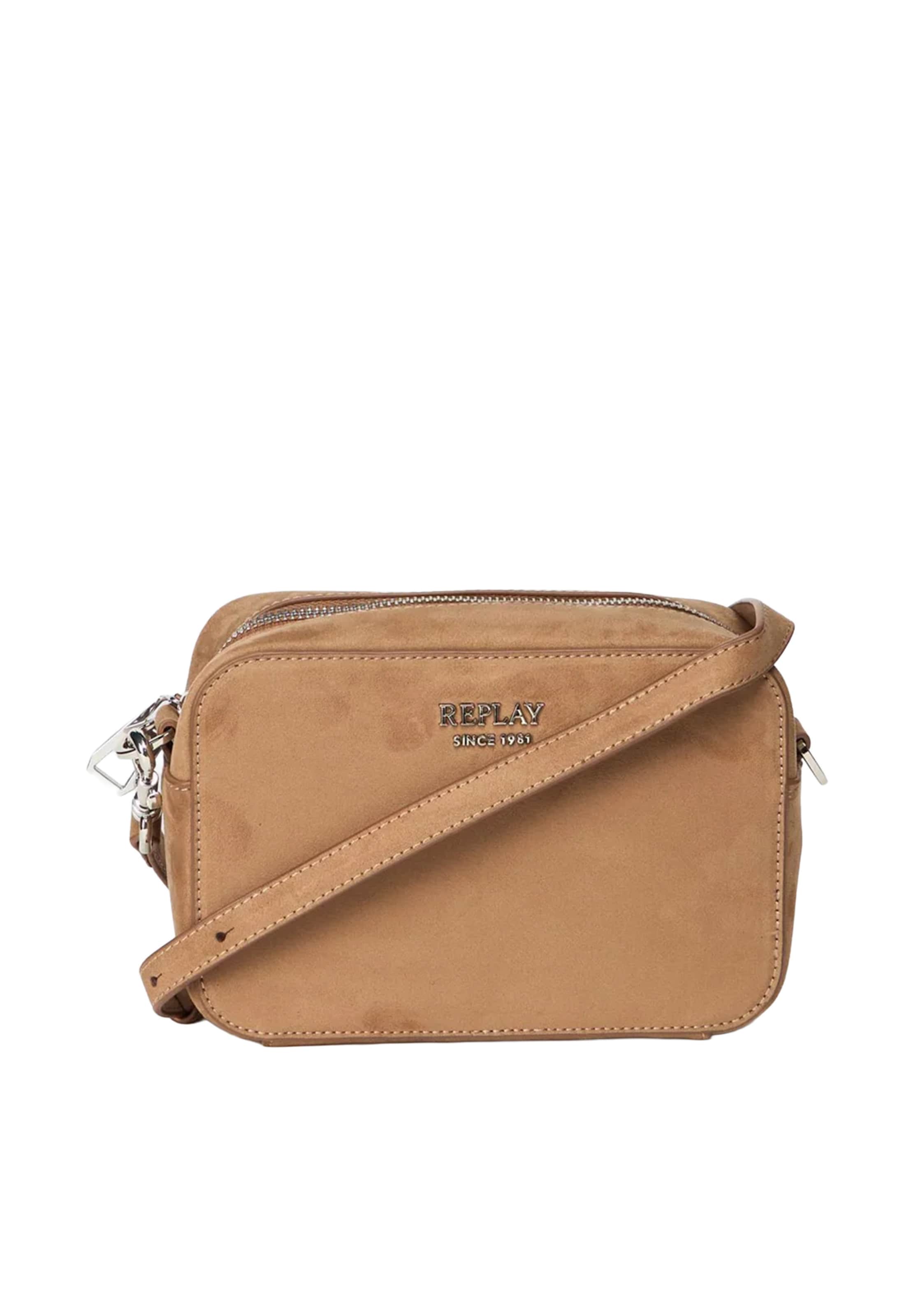 Borsa a mano di REPLAY in marrone: frontale