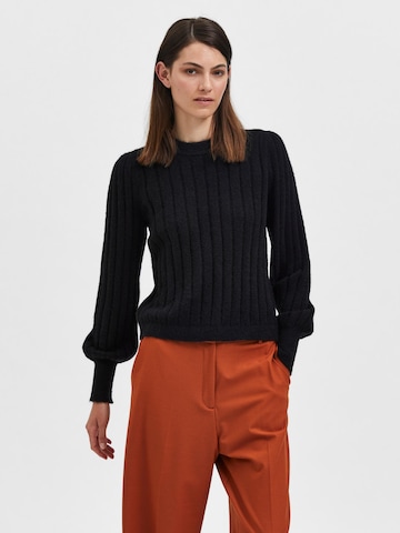 SELECTED FEMME Pullover 'GLOWIE' in Schwarz: predná strana