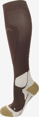 Chaussettes de sport normani en marron