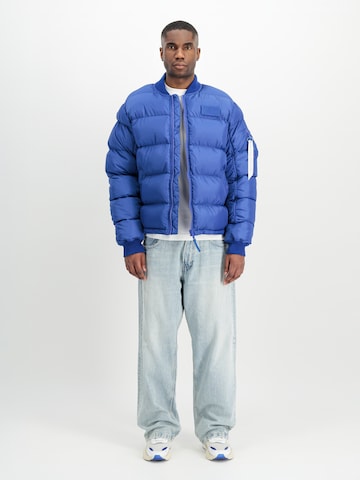 ALPHA INDUSTRIES Jacke 'Ma-1' in Blau: Vorderseite