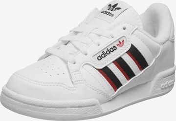 Sneaker 'Continental 80 Stripes' de la ADIDAS ORIGINALS pe alb: față