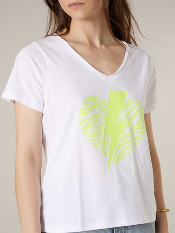 T-shirt 'Lovers' Deeluxe en blanc