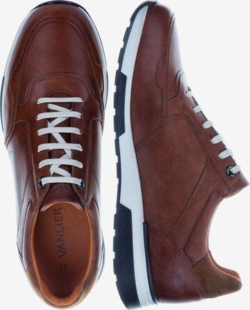 VANLIER Athletic Lace-Up Shoes ' Positano ' in Brown