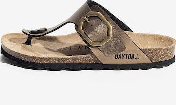 Bayton - Sapato aberto 'MERCURE' em bronze: frente