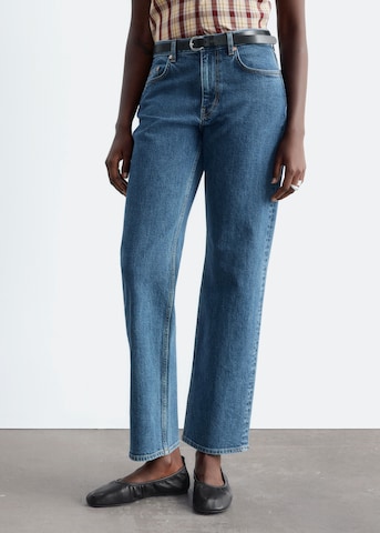 & Other Stories Slimfit Jeans in Blauw: voorkant