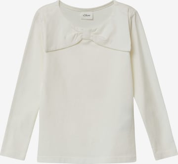 balts s.Oliver T-Krekls: no priekšpuses