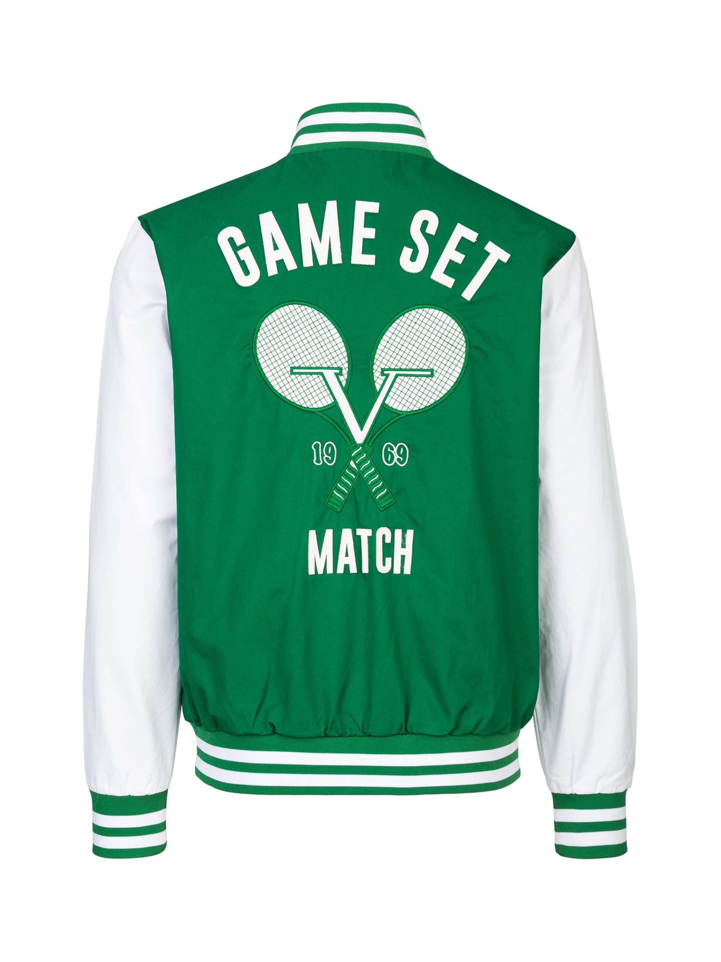 19V69 ITALIA Between-season jacket 'Panatta Tennis' in Green