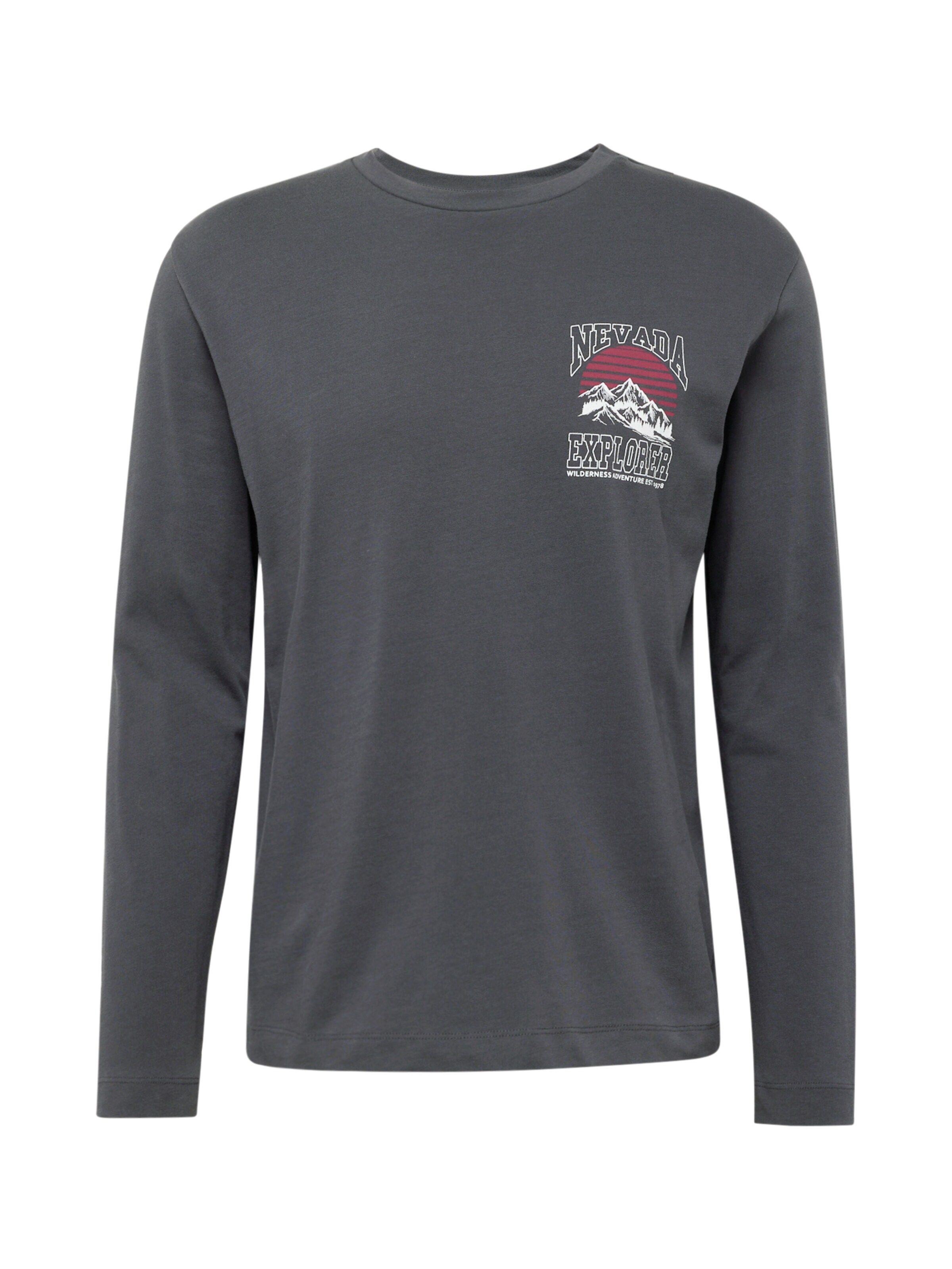 Key Largo Koszulka 'Nevada Adventure' w kolorze szary: przód