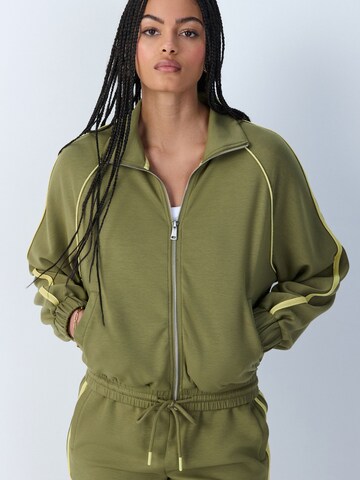 Next Sweat jacket in Green: front
