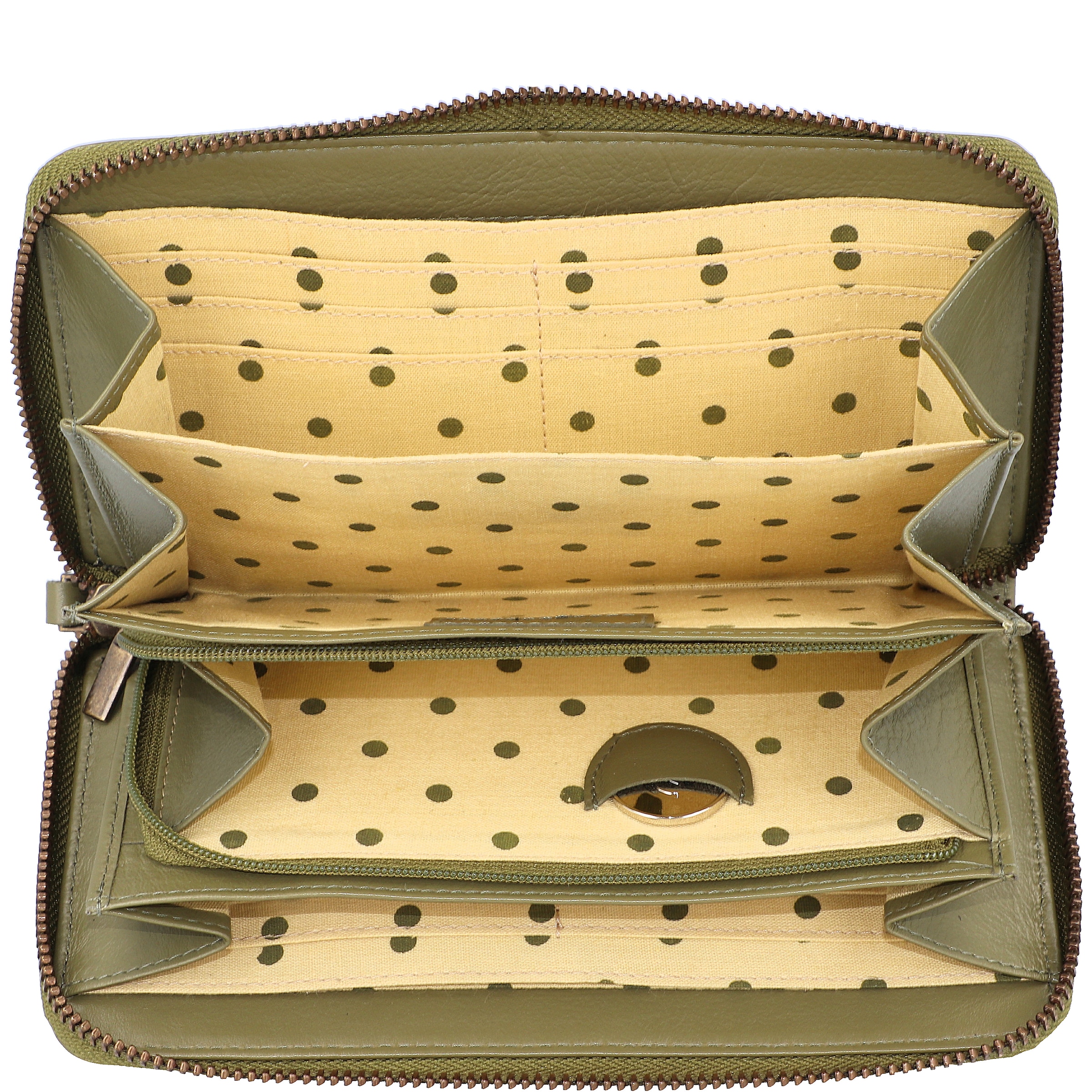 Porte-monnaies 'Peru' Esquire en vert