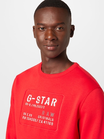 G-Star RAW Sweatshirt in Rot