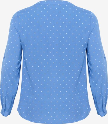 KAFFE CURVE Bluse 'Joy' in Blau