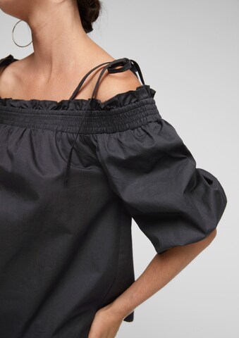 s.Oliver Bluse in Schwarz