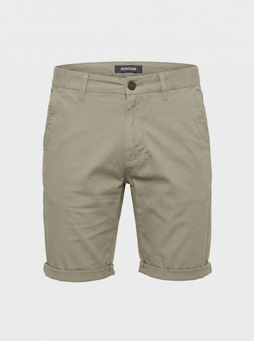 regular Pantaloni chino di KOROSHI in marrone
