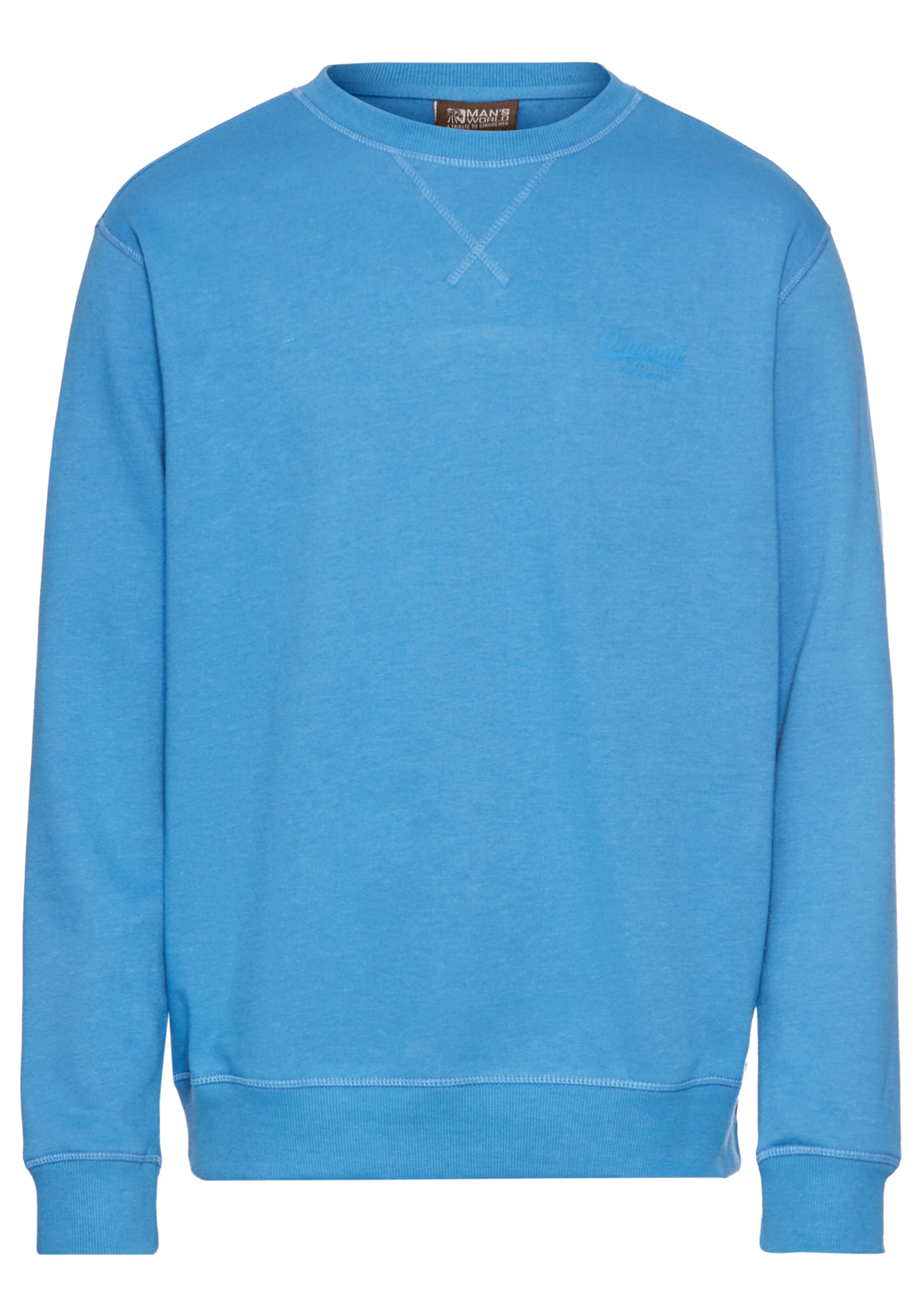 Man's World Sweatshirt in Blau: Vorderseite