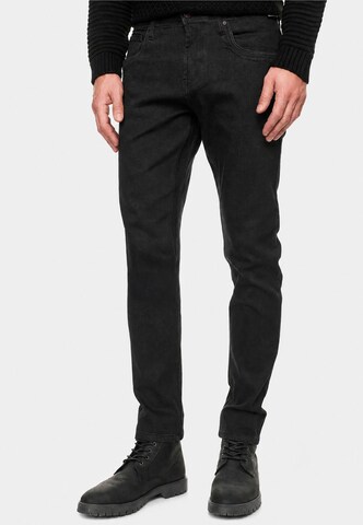 Rusty Neal Slimfit Jeans 'MELVIN' in Schwarz: Vorderseite