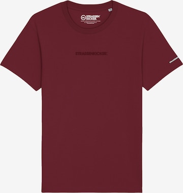 STRASSENKICKER T-Shirt in Rot: predná strana