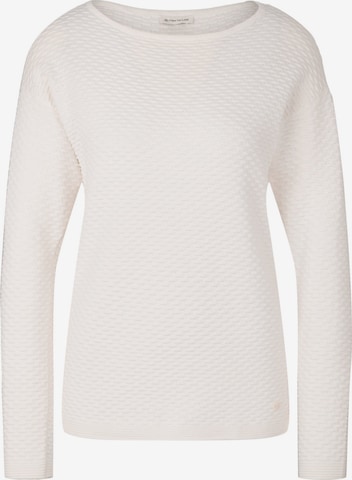 TOM TAILOR Sweater in White: front