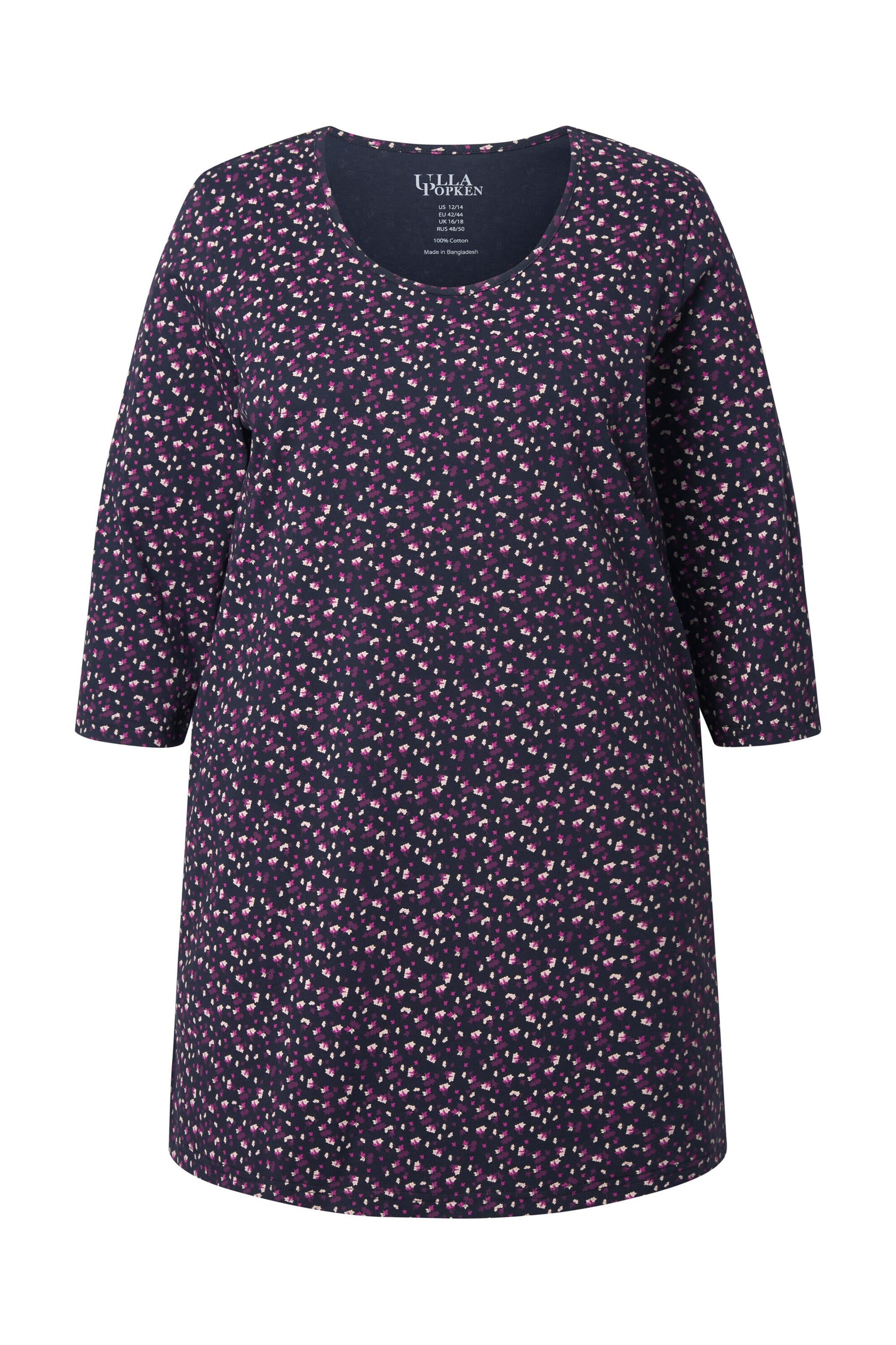 Ulla Popken Shirt in Lila: voorkant