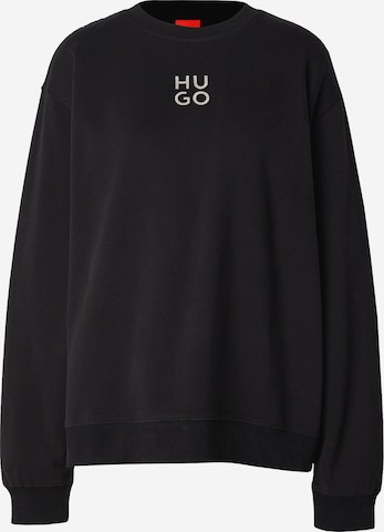 HUGO Red Sweatshirt in Schwarz: predná strana