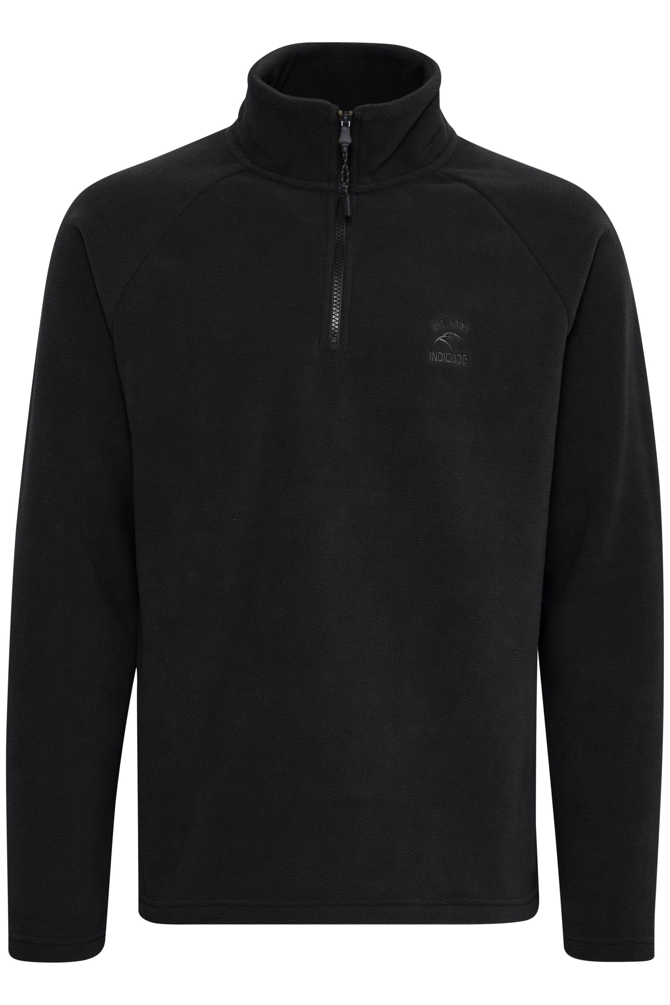 INDICODE JEANS Pullover 'Pierco' in Schwarz: Vorderseite