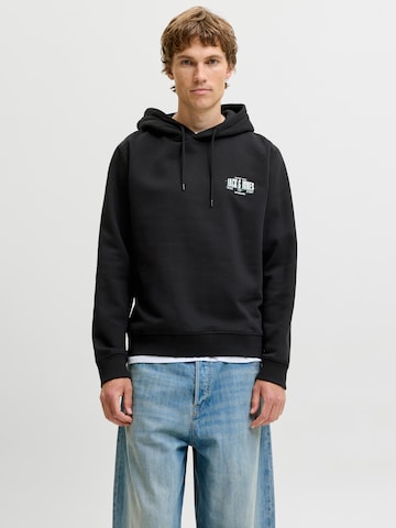 JACK & JONES Sweatshirt 'JJAERO' in Zwart: voorkant