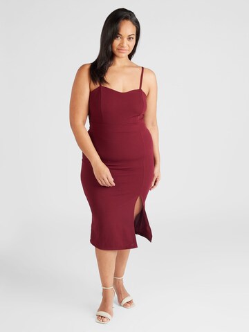 WAL G. Cocktail dress in Red: front