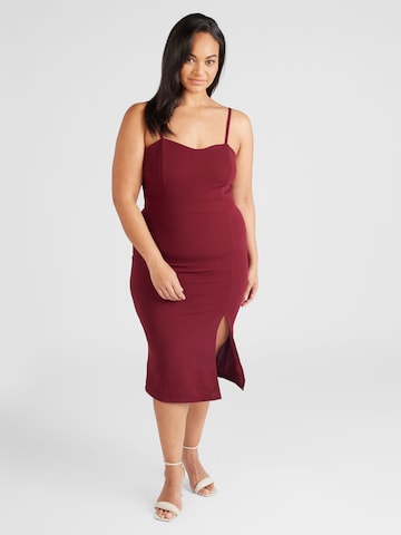 WAL G. Cocktail Dress in Red: front