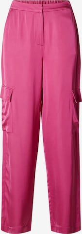 SELECTED FEMME Loosefit Cargobroek in Roze: voorkant