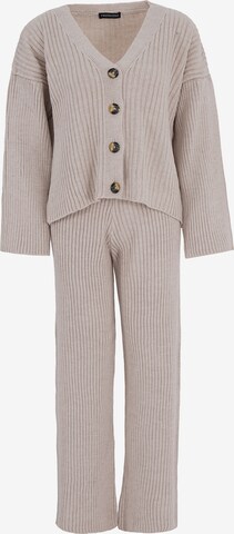 Pantalons de tailleur FRESHLIONS en beige : devant