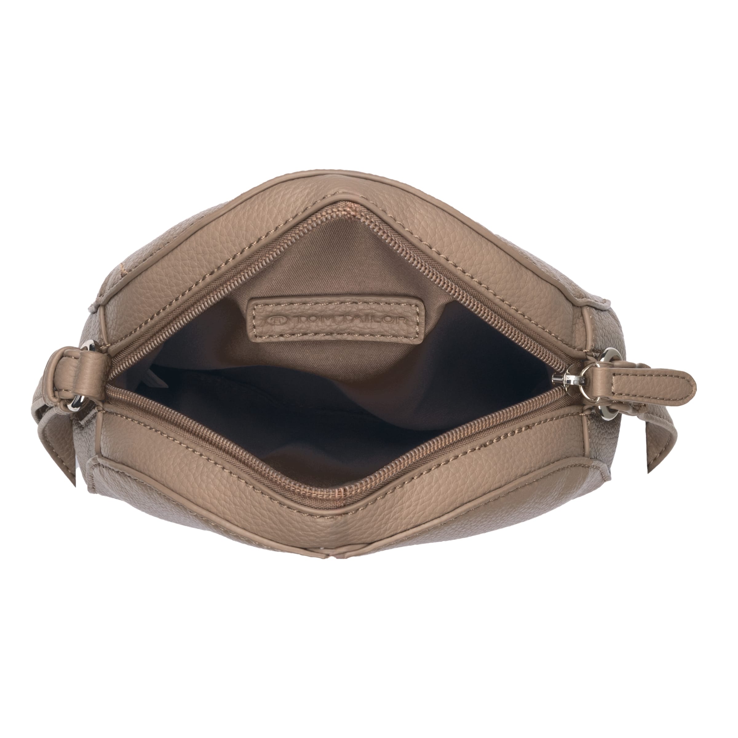 TOM TAILOR Umhängetasche in Beige