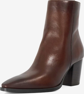 Bottines 'Papped' Dune LONDON en marron : devant