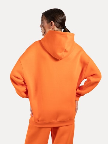 Smilodox Lyanna Basic Zipper Hoodie in Orange