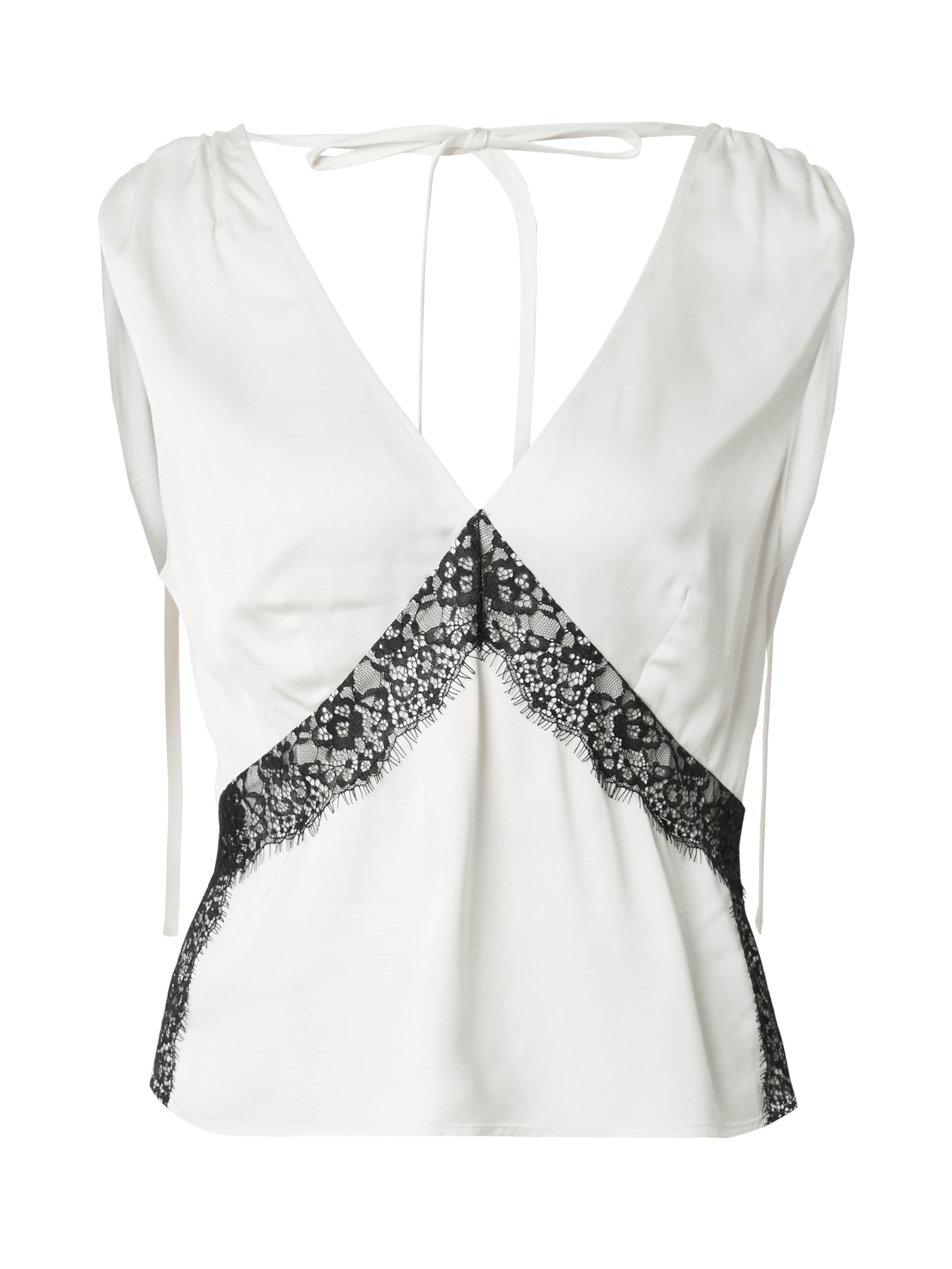 Top &#x27;ENNIS&#x27; di FRENCH CONNECTION in beige: frontale