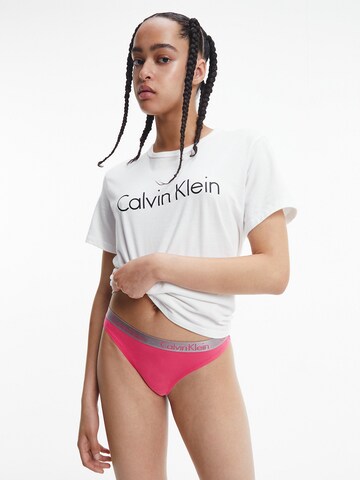 Calvin Klein Underwear String bugyik - rózsaszín