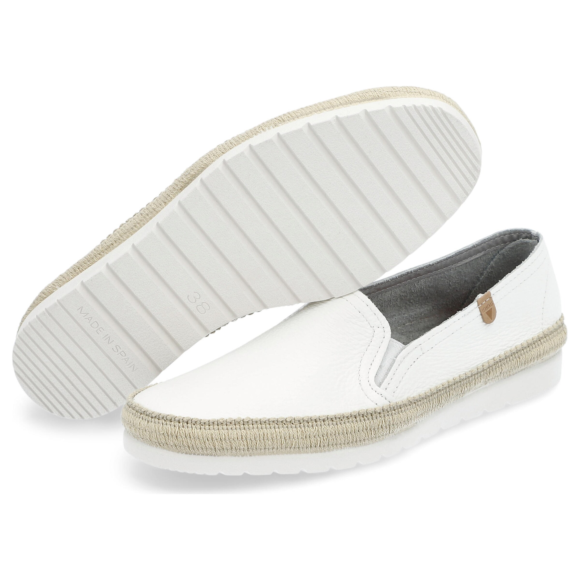 Frauen Halbschuhe VERBENAS Slipper in Weiß - FM83012 Frauen Halbschuhe VERBENAS Slipper in Weiß - FM83012