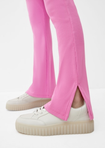 Flared Leggings di s.Oliver in rosa