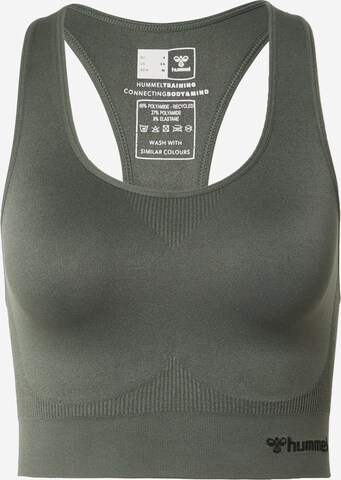 Hummel Sports Bra 'TIF' in Green: front