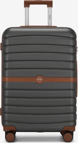 Kono Suitcase in Brown: front